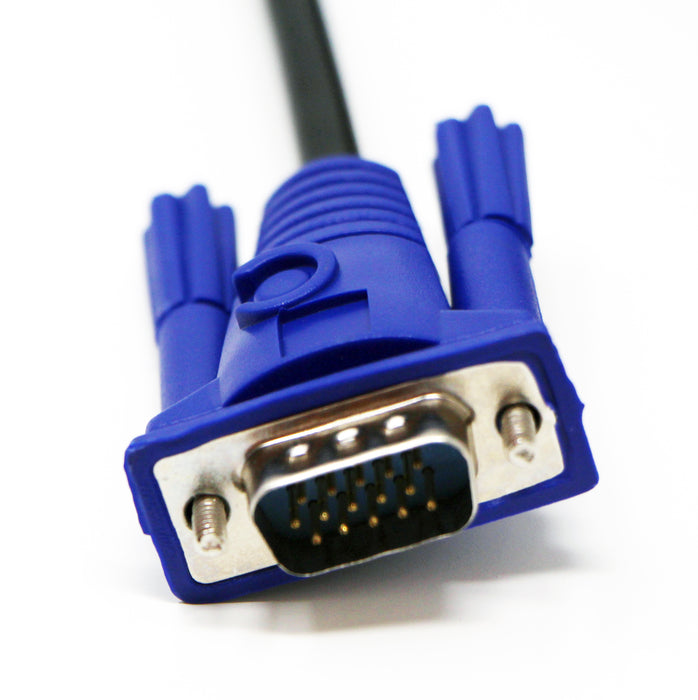 VGA Cable 50ft - Computer / Monitor / Projector / PC / TV Cord 15 PIN, 50 Feet Long Video Cord