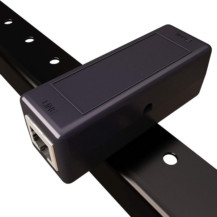 Server Rack Rail 1U 19" (Front Mount) 16 Screw Slots Capacity for Network Cabinet