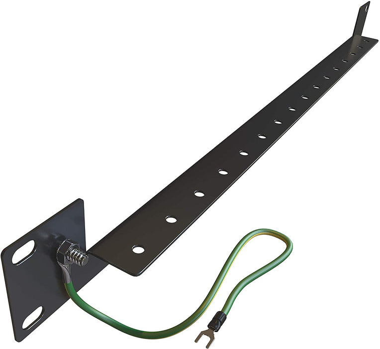 Server Rack Rail 1U 19" (Front Mount) 16 Screw Slots Capacity for Network Cabinet