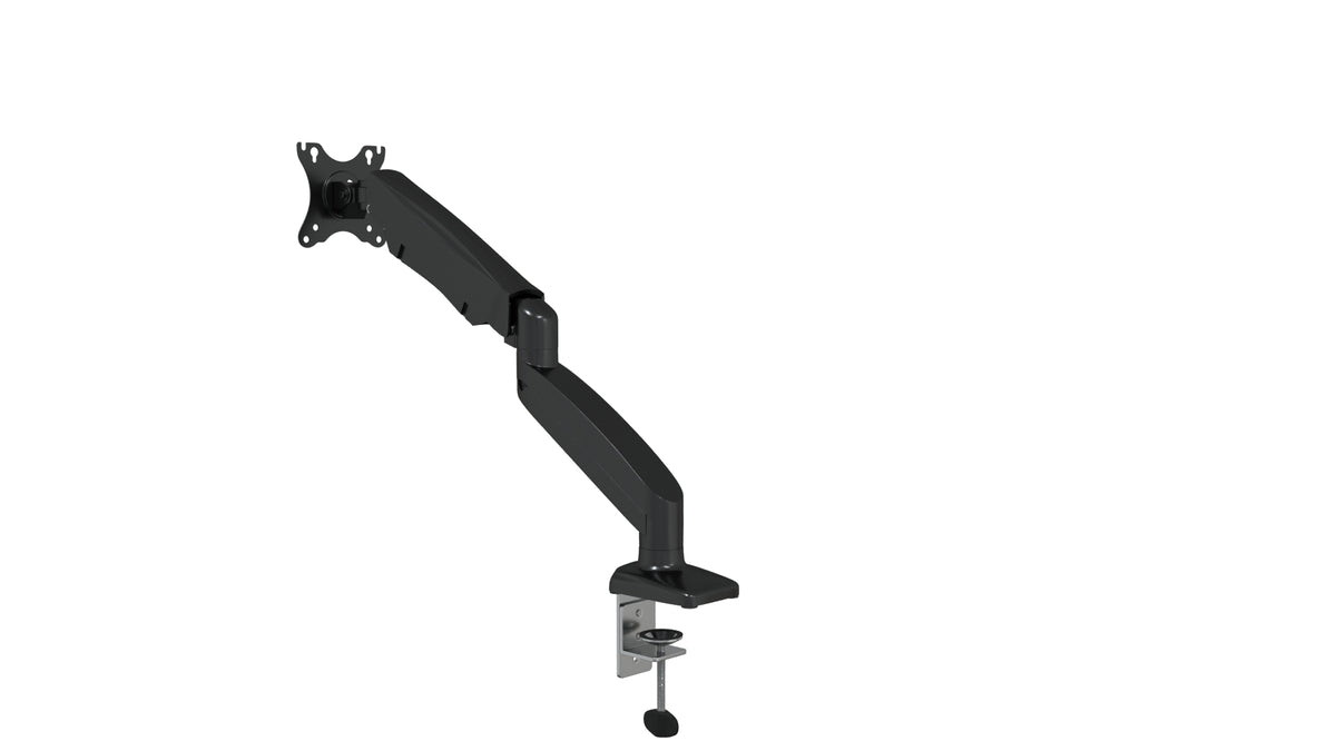 Monitor Arm - Gas Spring Single Monitor Stand - Fully Adjustable Motion (Rotation/Tilt/Swivel)