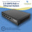 2.5GB Switch (5 Port) PoE++ for Ethernet Network - High Speed 10M/100M/1G/2.5G Gigabit (802.3bz) - Tupavco TP1941
