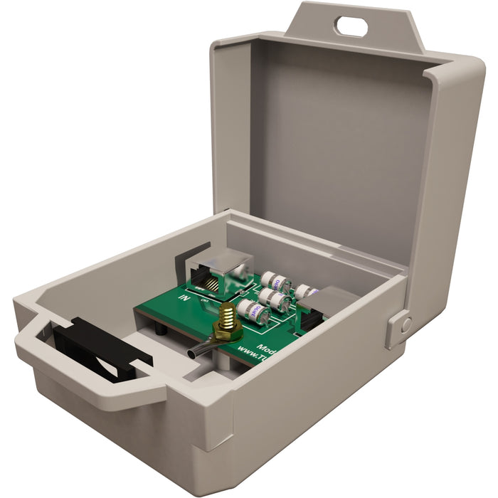 Outdoor Ethernet Thunder Lightning Surge Protector for PoE+ Gigabit 1000Mbs (10 Pack)