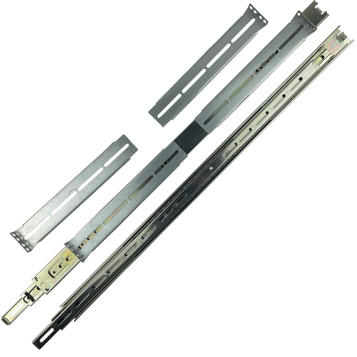 Rackmount Sliding Rails - Kit for 1U-4U Chassis (Adjustable 26" to 40" Depth) 2 or 4 Post Mount Sliders for Server Case - Tupavco TP1812