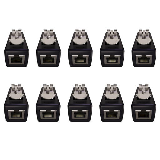 Ethernet Surge Protector (10 pack) - PoE+ - Gigabit - (with DIN Rail Mount Option)