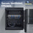 10 inch Mini Network Rack Cabinet - 6U Vented w/Glass Door - 9 in Depth - Tupavco TP436