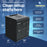 10 inch Mini Network Rack Cabinet - 6U Vented w/Glass Door - 9 in Depth - Tupavco TP436