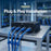 4 Port Gigabit Ethernet Surge Protector - Compatible with PoE++ Tupavco TP204