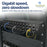 24 Port Rackmount Ethernet Surge Protector - Compatible with PoE++ and Gigabit - Tupavco TP224