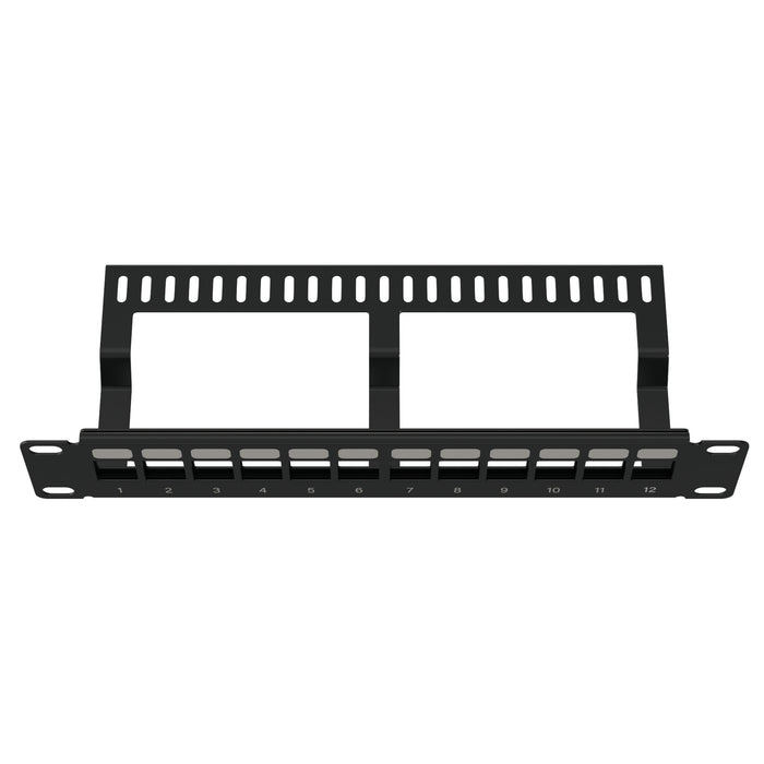 10" Patch Panel for Mini Network Rack (12 Port) - Tupavco TP410