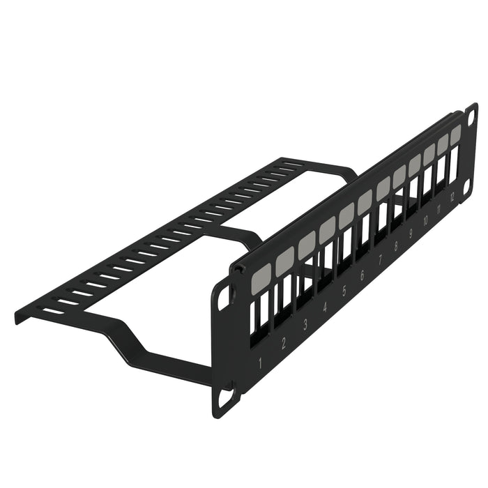 10" Patch Panel for Mini Network Rack (12 Port) - Tupavco TP410