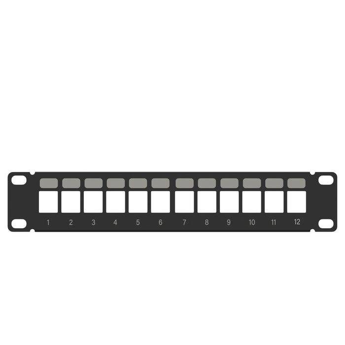 10" Patch Panel for Mini Network Rack (12 Port) - Tupavco TP410