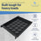 19" Sliding Rackmount Shelf (1U) - Tupavco TP466
