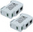 DIN Ethernet Surge Protector Rail Mounted (2 Pack) Gigabit - Tupavco TP209x2
