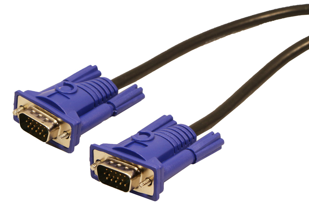 VGA Cable 50ft - Computer / Monitor / Projector / PC / TV Cord 15 PIN, 50 Feet Long Video Cord