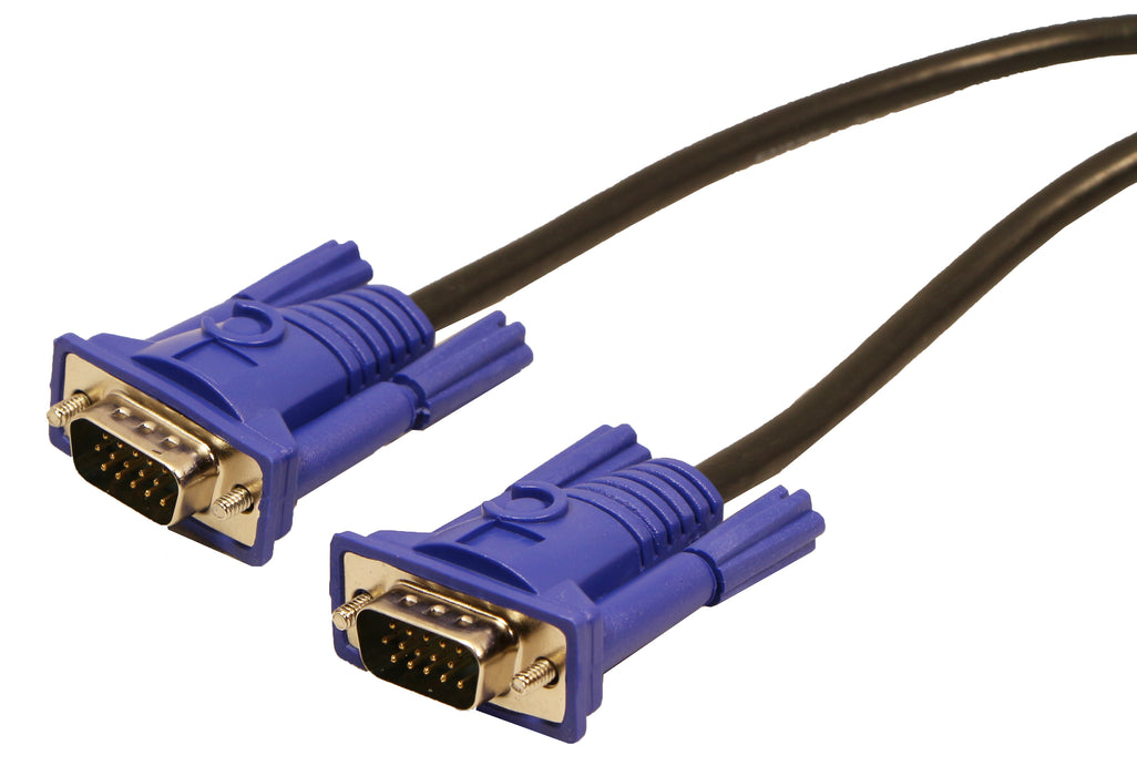 VGA Cable 100ft - Computer / Monitor / Projector / PC / TV Cord 15 PIN, 100 Feet Long Video Cord