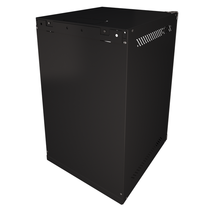 9U Portable 10" Network Cabinet Half-Rack SOHO Floor/Wall Mount Glass Door Secured Lock