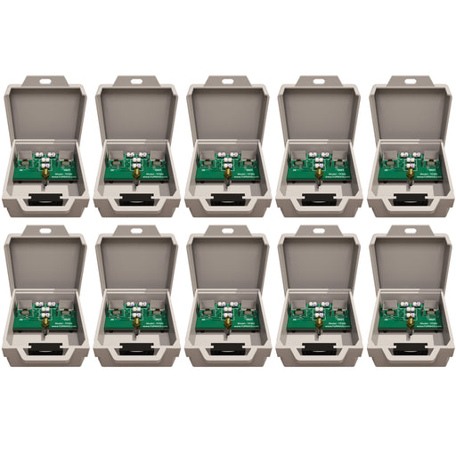 Outdoor Ethernet Thunder Lightning Surge Protector for PoE+ Gigabit 1000Mbs (10 Pack)