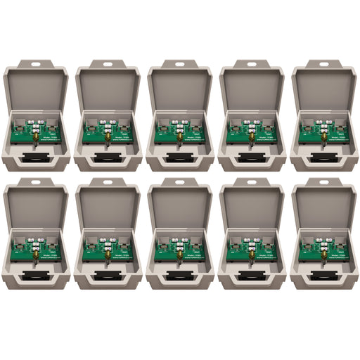 Outdoor Ethernet Thunder Lightning Surge Protector for PoE+ Gigabit 1000Mbs (10 Pack)
