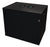 9U Server Rack Cabinet 19" - Vent Fans - Lockable Glass Door - Steel Frame - Lockable Removable Sides