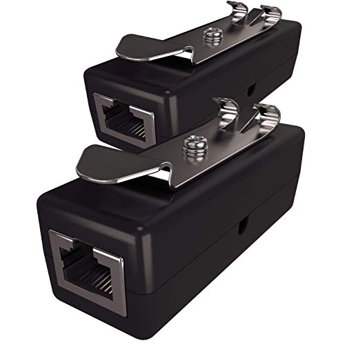 Ethernet Surge Protectors cover image. Highlighting our ethernet surge protector 2 pack side by side. 