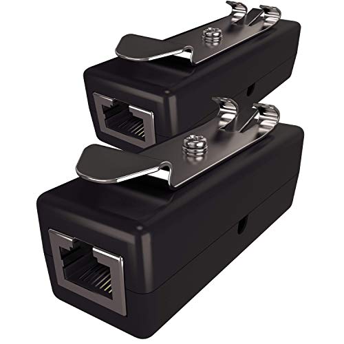 Ethernet Surge Protectors cover image. Highlighting our ethernet surge protector 2 pack side by side.