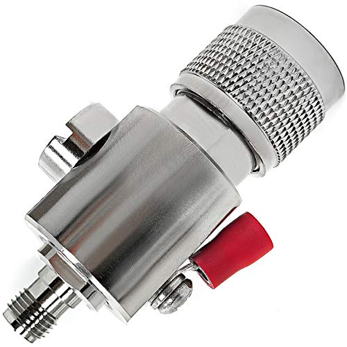 N-Male to RP-SMA Female RF Converter/Adapter with Coaxial Cable Lightning Surge Protection