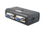 KVM Switch 2 Port Splitter w VGA/PS2 Cables Resolution 1920×1440 2 Ports Manual