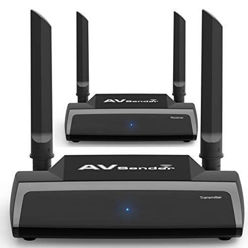 Wireless HDMI Transmitter and Receiver HD Extender Kit Dual Band 1080P Video/Audio/IR Signal Extension