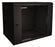 9U Server Rack Cabinet 19" - Vent Fans - Lockable Glass Door - Steel Frame - Lockable Removable Sides