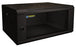 4U Server Rack Cabinet 19" - Vent Fans - Lockable Glass Door - Steel Frame - Lockable Removable Sides