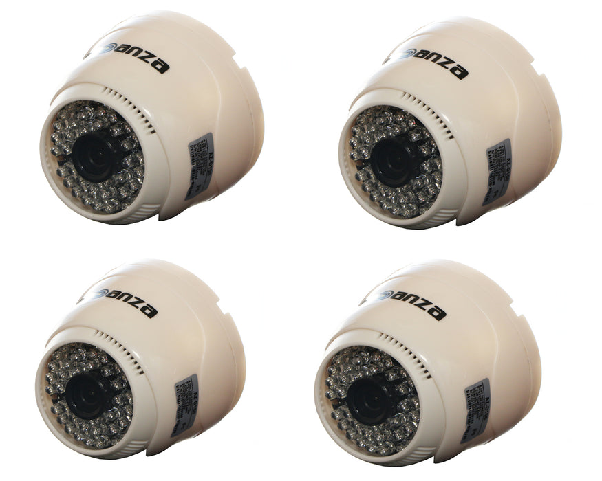 Plastic IR Dome Camera Outdoor IP65 day- night lens 3.6mm CCTV