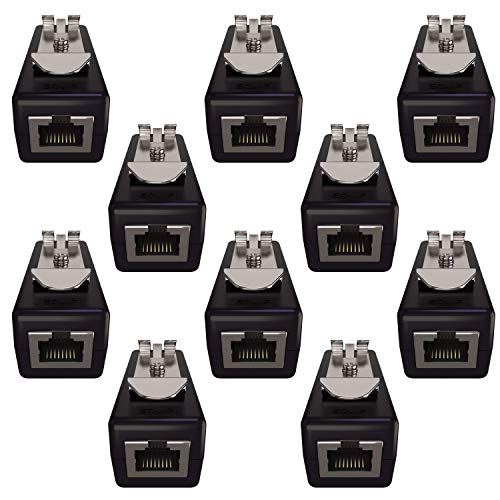 Ethernet Surge Protector (10 pack) - PoE+ - Gigabit - (with DIN Rail Mount Option)