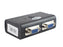 KVM Switch 2 Port Splitter w VGA/PS2 Cables Resolution 1920×1440 2 Ports Manual
