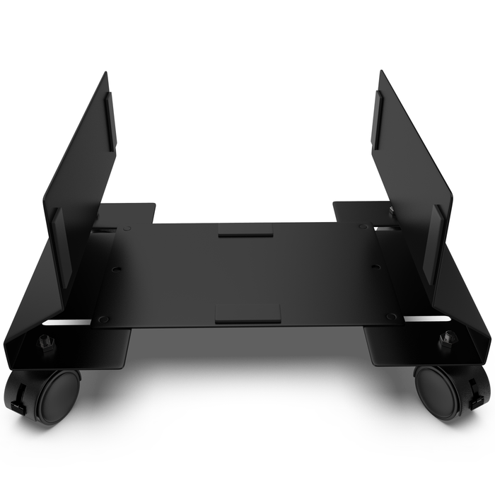 CPU Holder - Under Desk Floor Mobile Stand for Desktop Computer ATX Tower w/ Lockable Rolling Wheels