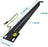 Server Rack Rail 1U 19" (Front Mount) 16 Screw Slots Capacity for Network Cabinet