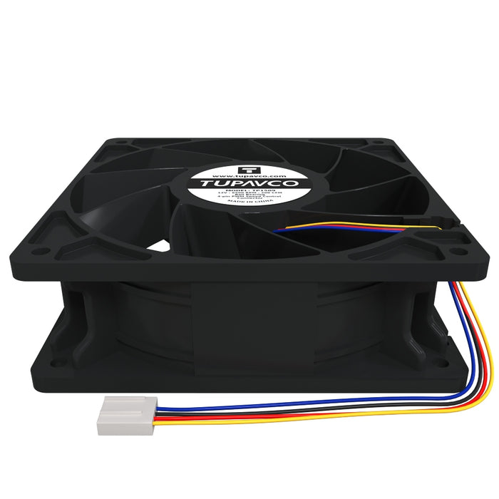 Cooling Miner Fan 6500RPM (200CFM) 120mm/4in (12V/4pin) for GPU Mining Rig