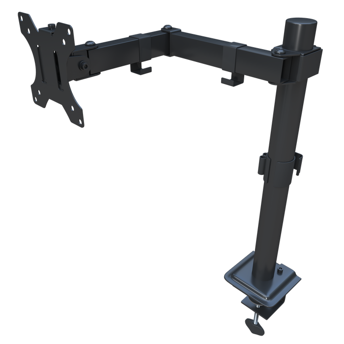 Monitor Stand - Single Monitor Arm - Fully Adjustable Motion (Rotation/Tilt/Swivel) - Up to 32 inch 17.6 LB