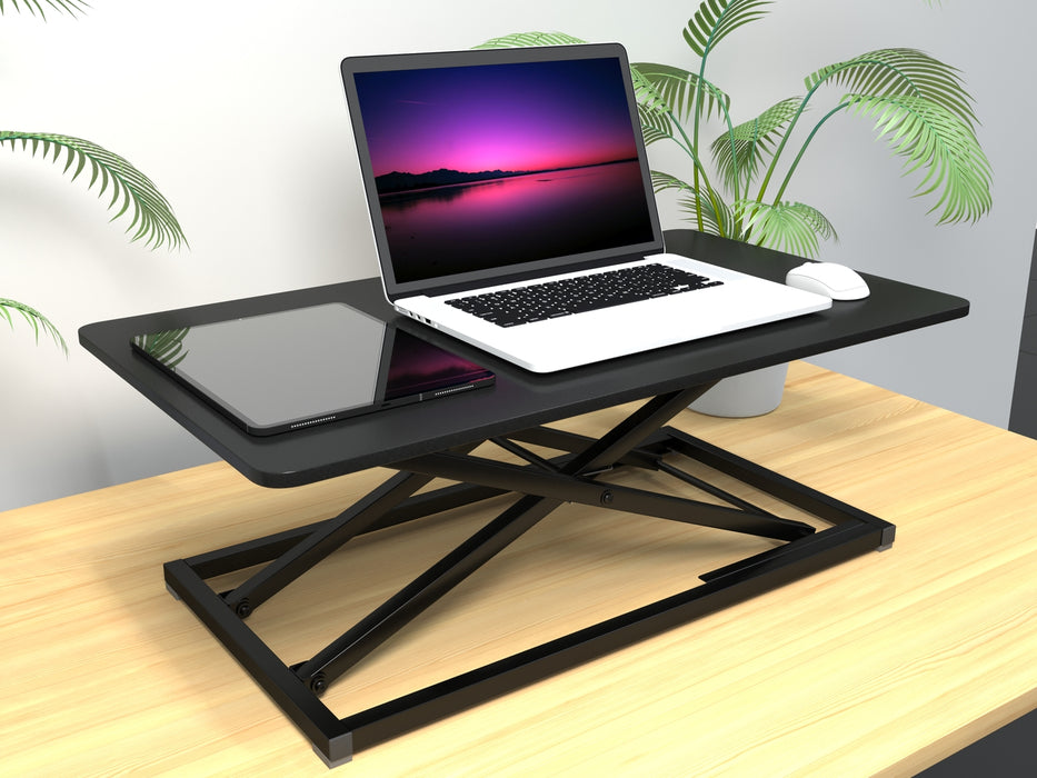 Standing Desk Converter - Tabletop Riser 31"x17" - Laptop/Monitor/Workspace Rising Platform