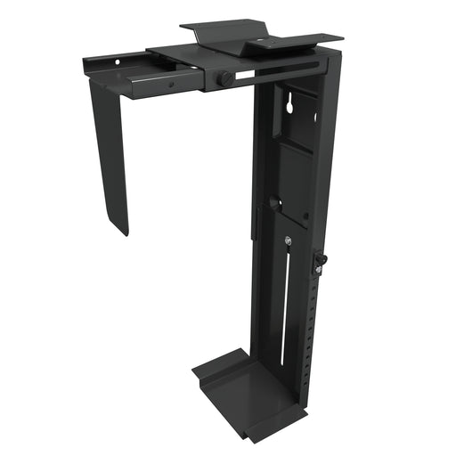CPU Holder Under Desk Mount - PC Computer Tower Case Holder for Table, Wall or Standing Desk