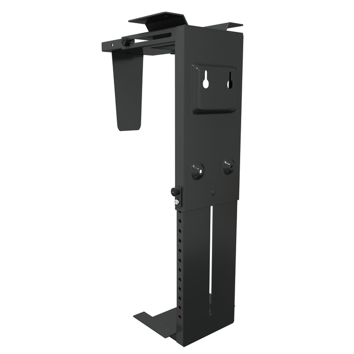 CPU Holder Under Desk Mount - PC Computer Tower Case Holder for Table, Wall or Standing Desk