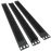 1U Brush Panel (3 Pack) - 19 inch Rackmount Strip Cable Management Spacer for Network Server Rack Cabinet Enclosure