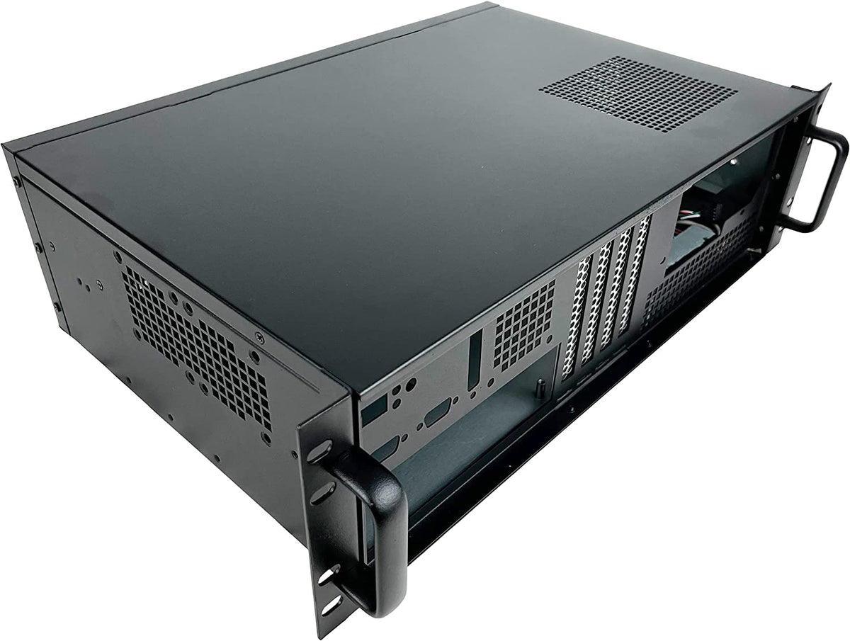 3U Server Chassis - Compact 12" Deep 19" Rackmount ATX Computer Case ...