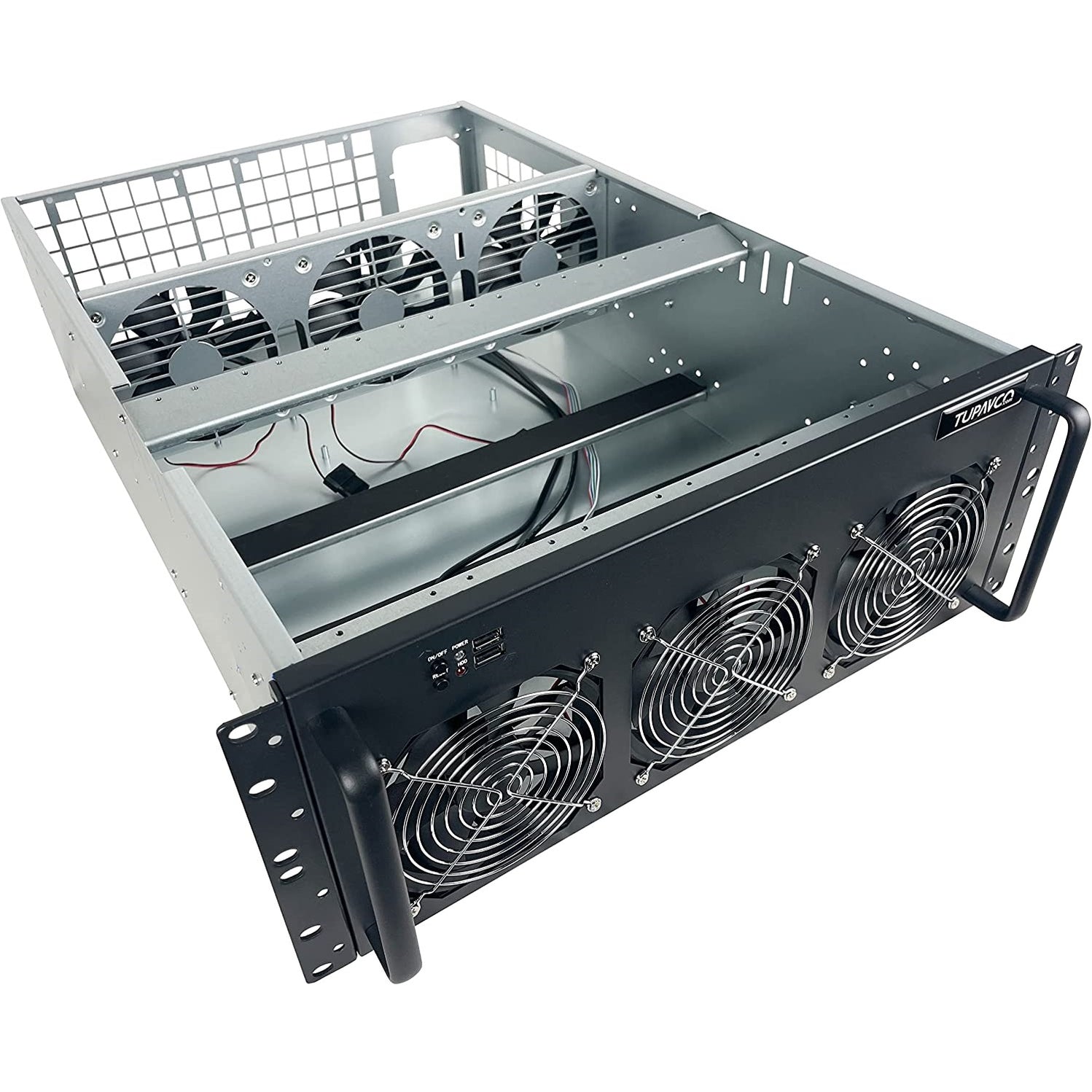8 GPU Mining Rig Case - 4U Rack Mount Miner Server Chassis Frame — Tupavco