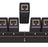 Rack Mount Rail Panel 19" with 16x DIN Ethernet Surge Protectors GbE PoE+ Gigabit 1000Mbs