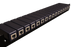 Rack Mount Rail Panel 19" with 16x DIN Ethernet Surge Protectors GbE PoE+ Gigabit 1000Mbs
