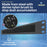 1U Brush Panel (3 Pack) - 19 inch Rackmount Strip Cable Management Spacer for Network Server Rack Cabinet Enclosure