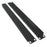 1U Blank Panel (2 Pack) - Metal Spacer 19" Filler for Server Rack Cabinet Enclosure - Black Durable Steel