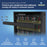 1U Blank Panel (2 Pack) - Metal Spacer 19" Filler for Server Rack Cabinet Enclosure - Black Durable Steel