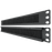 1U Brush Panel (2 Pack) - 19 inch Rackmount Strip Cable Management Spacer for Network Server Rack Cabinet Enclosure