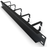 Cable Management Panel - 2-Pack 1U Wire Manager with 5 D-Ring Hooks Horizontal Rackmount